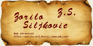 Zorilo Šiljković vizit kartica
